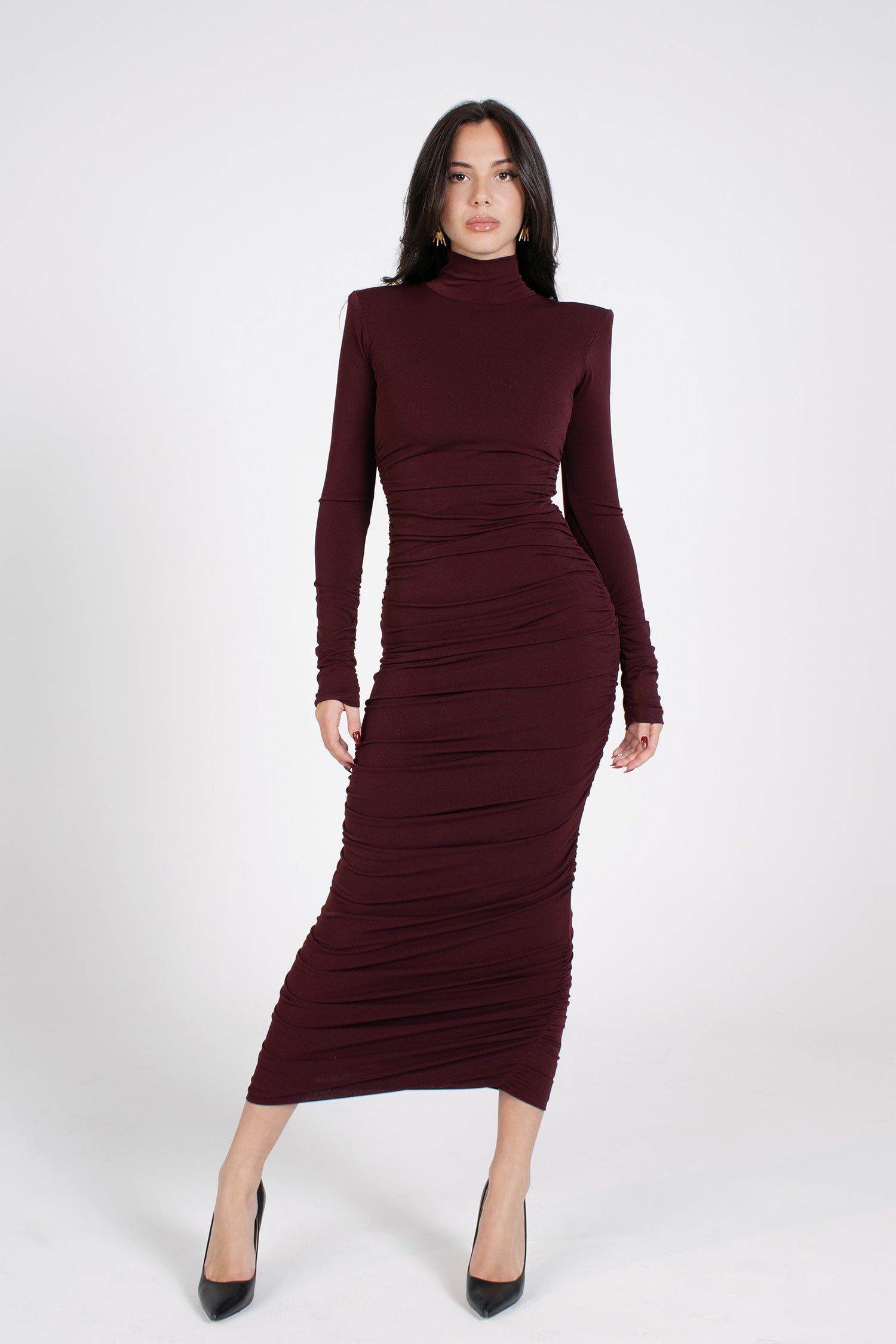 RENEE Wine Dress