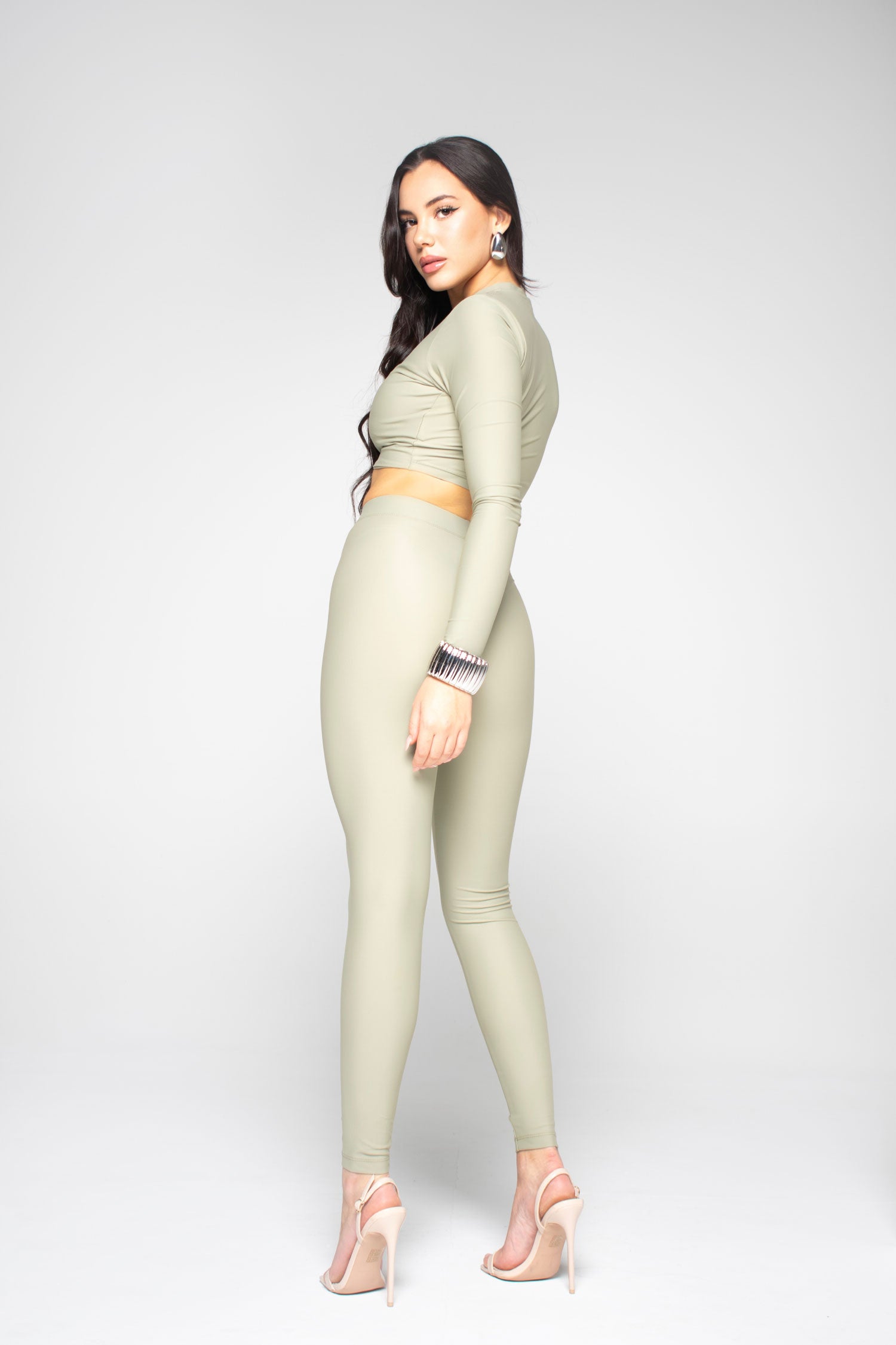 Leggings LARYSA Army